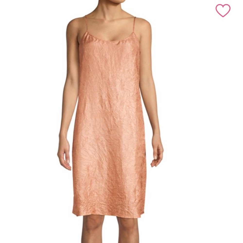EILEEN FISHER Crushed Silk Cami Dress